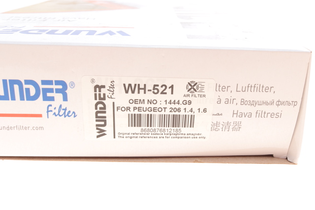 Елемент повітряного фільтра Wunder WH521 ціна, від 3.42 USD