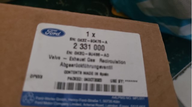 Клапан EGR Ford GK2Q9U466AD ціна, від 291.43 USD