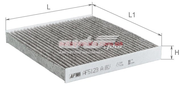 Купити AF5123A Alpha Filter Фільтр салону вугільний