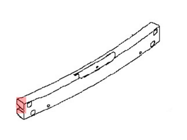 Купити H50305RLCH Nissan/Infiniti Буфер бампера заднього