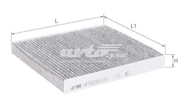 Купити AF5006A Alpha Filter Фільтр салону вугільний