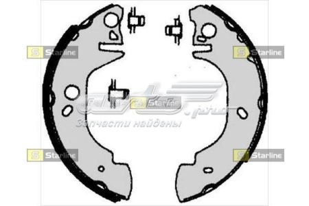 Колодки гальмові задні, барабанні Starline BC06760 ціна, від 25.18 USD