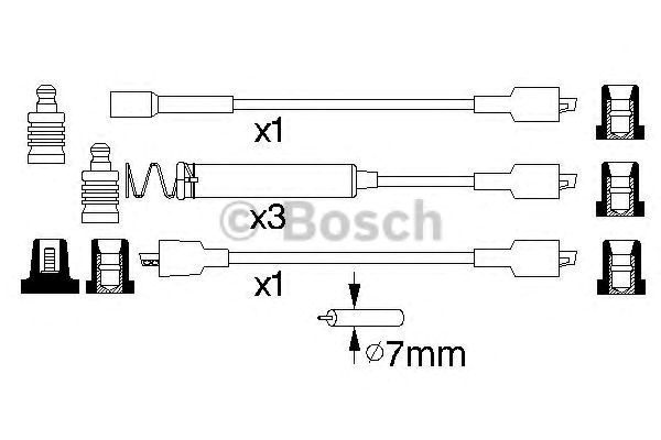 Високовольтні дроти 986356800 Bosch