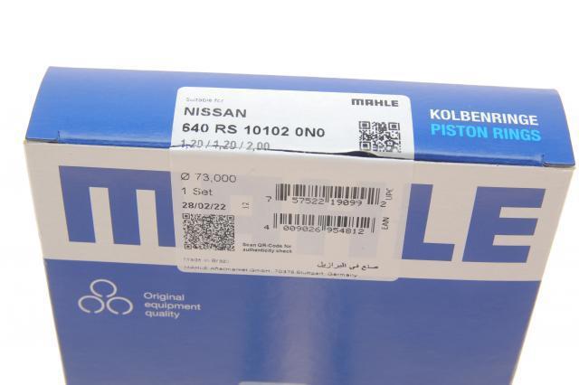 Купити 640RS101020N0 Mahle Original Маслоз'емні кільця, стандартні