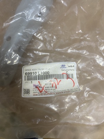 66910L1000 Hyundai/Kia Завіс капота, лівий