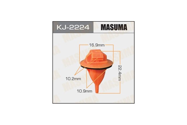 Пістон (кліп) кріплення накладок порогів KJ2224 Masuma