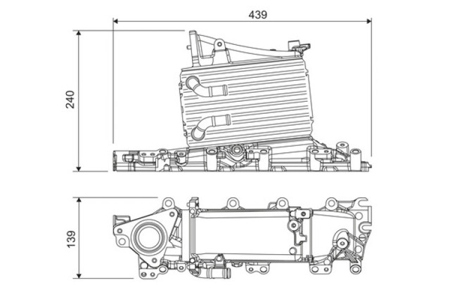 Колектор впускний VALEO 818683 ціна, від 368.19 USD