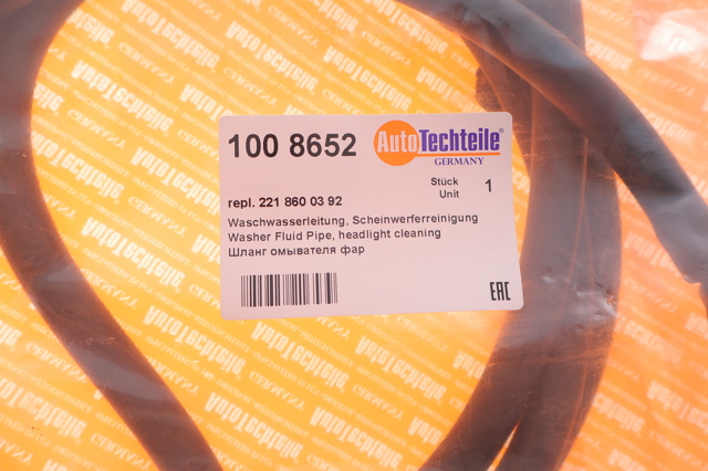 1008652 Autotechteile Трубка омивача фар