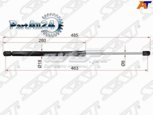 654701LB0A Nissan/Infiniti Опора капота права