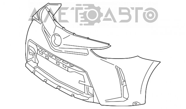 PTY04548BA Signeda Бампер передній в зборі