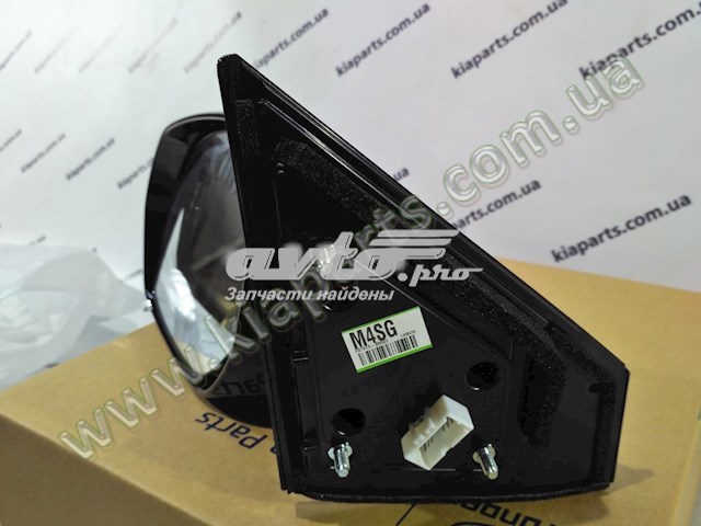 87610B8003 Hyundai/Kia Дзеркало заднього виду, ліве
