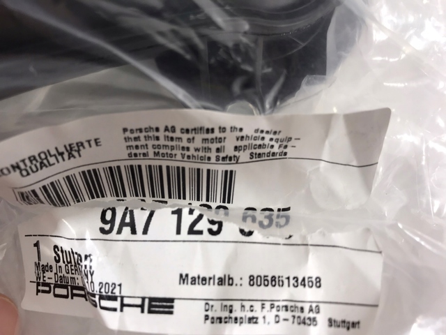 Купити 9A7129635 Porsche 