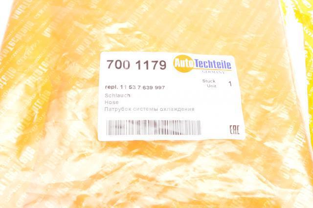 Шланг/патрубок системи охолодження Autotechteile 7001179 ціна, від 20.87 USD