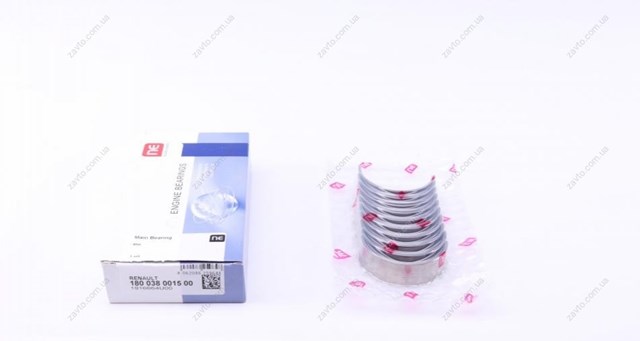 Вкладиші коленвала, корінні, комплект, стандарт (STD) NE/NPR 180038001500 ціна, від 23.53 USD