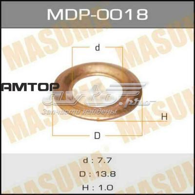MDP0018 Masuma кільце форсунки інжектора, посадочне