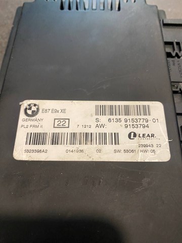 Блок керування освітленням 61359153779 BMW