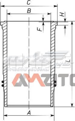 Гільза поршнева 003WN2501 Mahle Original
