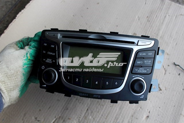 Магнітола (радіо AM/FM) Hyundai SOLARIS I седан (SBR11) (2011 - 2017) ціна, від 35.94 USD