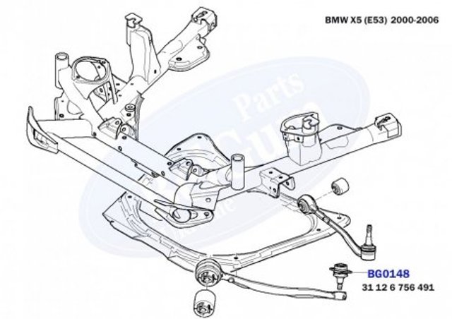 Купити BG0148 Belgum Пильник опори кульової нижній