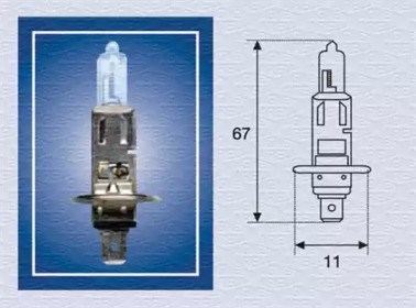 2551100000 Magneti Marelli Лампочка галогенна