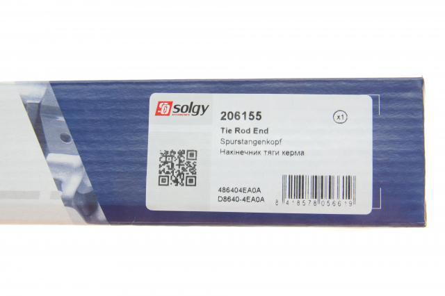 Накінечник рульової тяги, зовнішній Solgy 206155