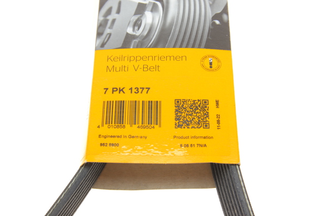 Ремінь кондиціонера Continental/Siemens 7PK1377