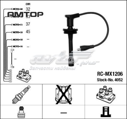 Дріт високовольтний, комплект RCMX1206 NGK