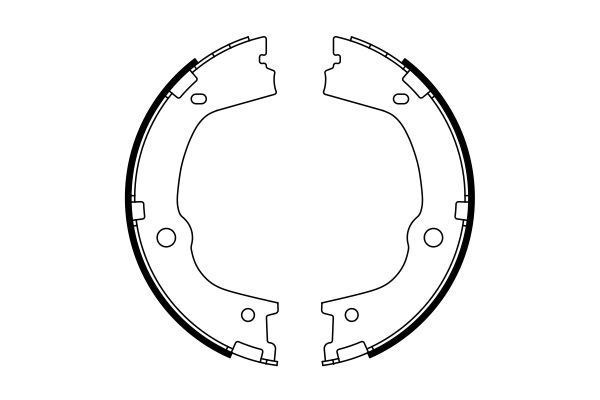 Колодки ручника 986487776 Bosch