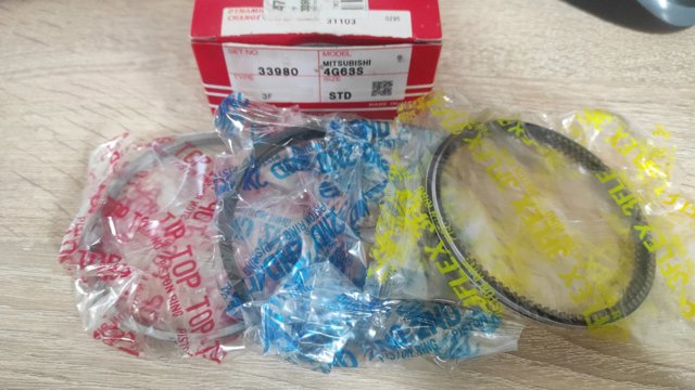 Комплект поршневих кілець на 1 циліндр, STD. TPR 33980STD