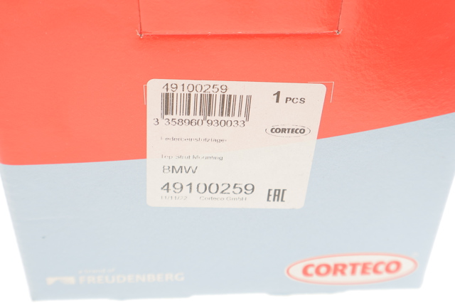 Опора стійки амортизатора переднього Corteco 49100259 ціна, від 20.66 USD