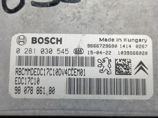 Блок двигуна Peugeot/Citroen 1608085180
