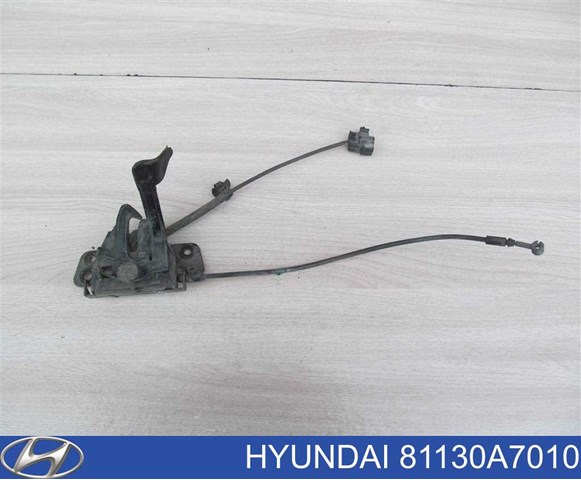 81130A7010 Hyundai/Kia Запор капота (замок і привід замка капота)