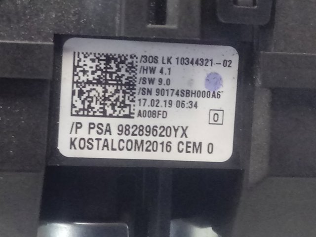  Opel 98289620YX