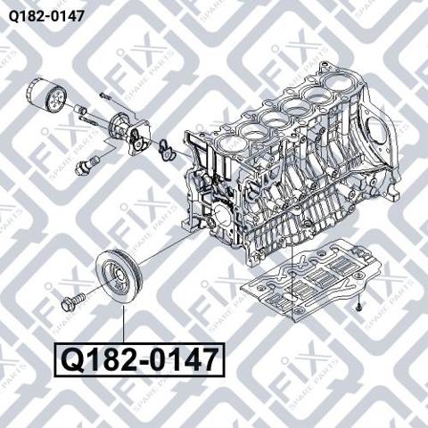Шків колінвала Q1820147 Q-fix