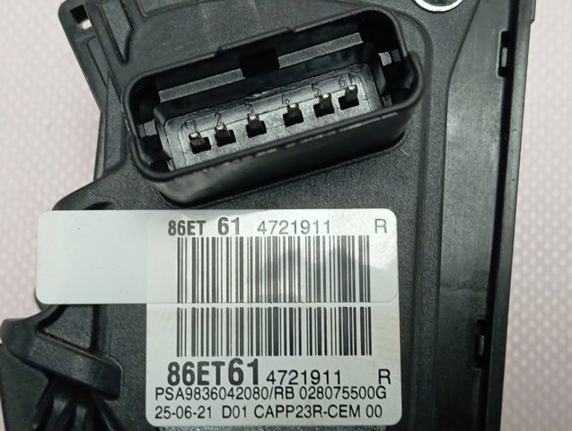 Купити 9836042080 Peugeot/Citroen Педаль газу