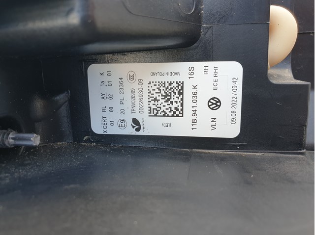  VAG 11B941036K ціна, від 397.08 USD