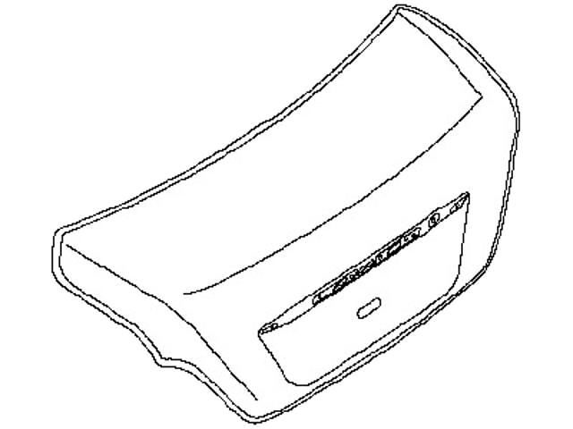 Купити H43003SGAA Nissan/Infiniti Кришка багажника