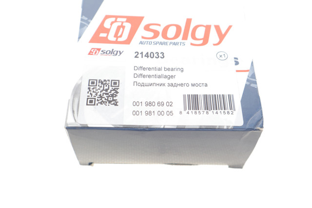 Підшипник хвостовика заднього моста, внутрішній Solgy 214033 ціна, від 15.40 USD