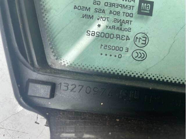 Скло передніх дверей, лівою Opel 13270974 ціна, від 41.76 USD