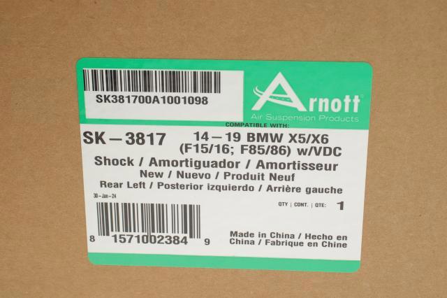 Амортизатор задній, лівий Arnott SK3817 ціна, від 474.87 USD