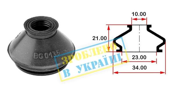 BG0135 Belgum Пильник стійки стабілізатора переднього