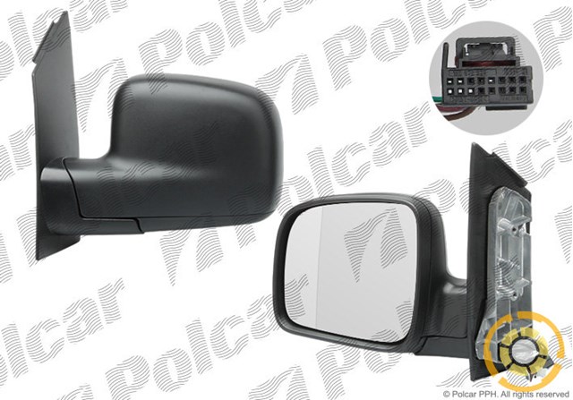 Купити 9575514E Polcar Накладка/кришка дзеркала заднього виду, ліва