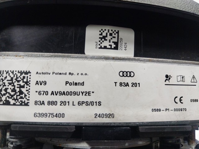 83A880201E6PS VAG Подушка безпеки водія