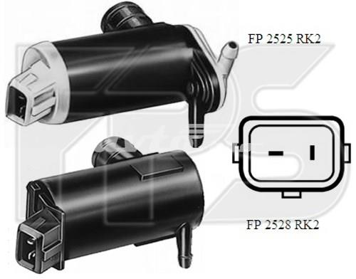FP2528RK2 FPS Помпа омивача скла передній/задній