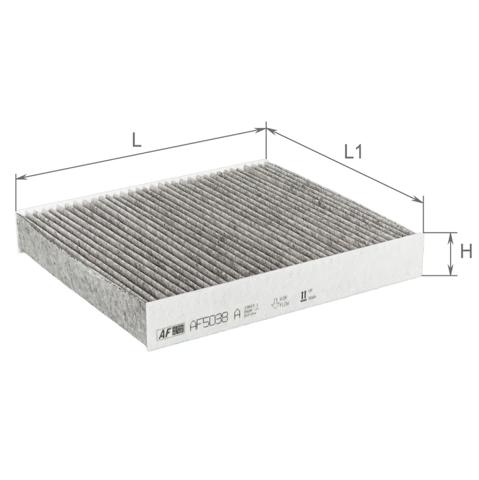 Фільтр повітряний обігрівача Alpha Filter AF5038A ціна, від 4.93 USD