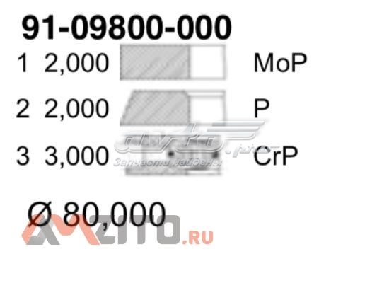 Поршні і шатуни Yenmak 9109800000 ціна, від 14.44 USD