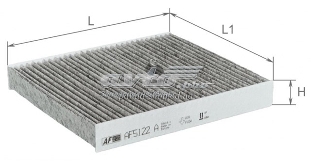 Повітряний фільтр салону Alpha Filter AF5122A