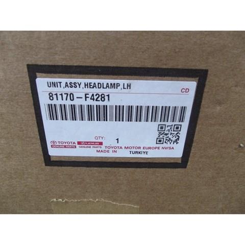 81170F4281 Toyota Фара дальнього світла в зборі