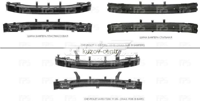Шина бампера переднього FPS FP1703941 ціна, від 48.74 USD