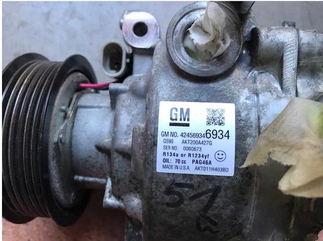 Компресор системи кондиціювання General Motors 42456934 ціна, від 121.20 USD
